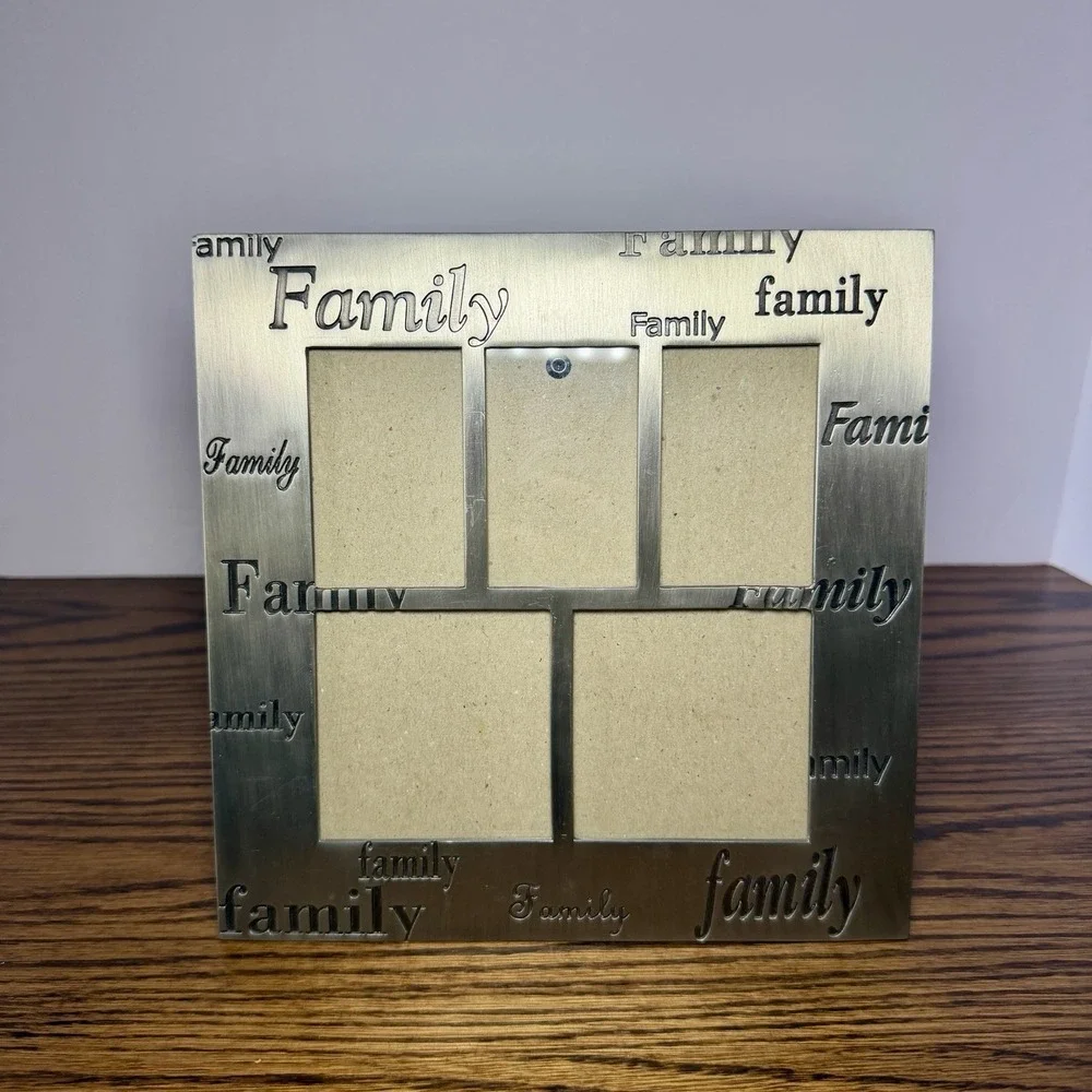 Pewter FAMILY Picture Frame 7.5
